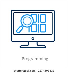 Programming Coding Icon Concept Stock Vector (Royalty Free) 2274593631 ...
