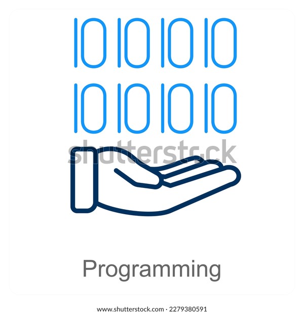 Programming Coding Icon Concept Stock Vector (Royalty Free) 2279380591 ...