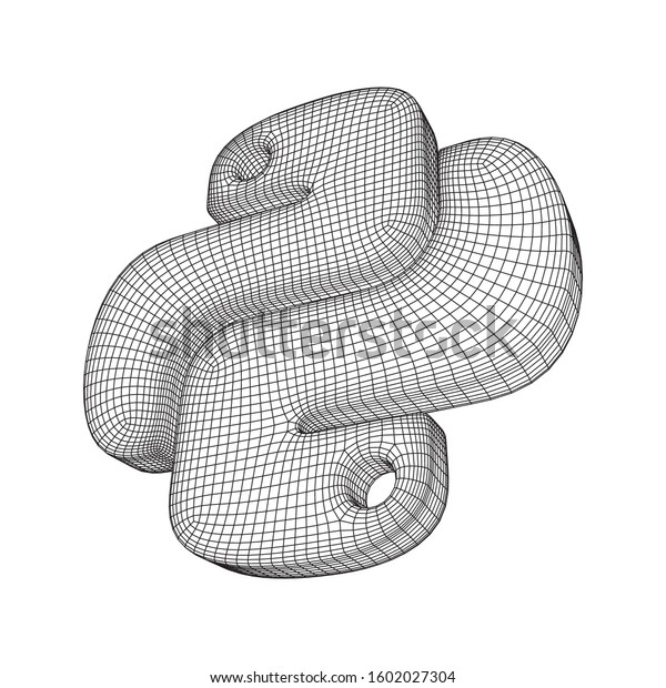 Python Code Language Sign Programming Coding Stock Vector (Royalty Free ...