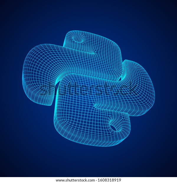 Python Code Language Sign Programming Coding Stock Vector (Royalty Free ...