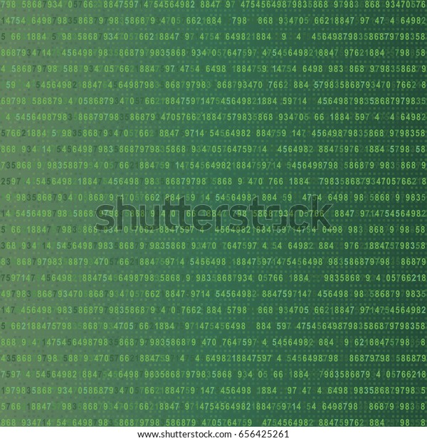 Random Number Generator Numbers Algorithm Chaotic Stock Vector (Royalty ...