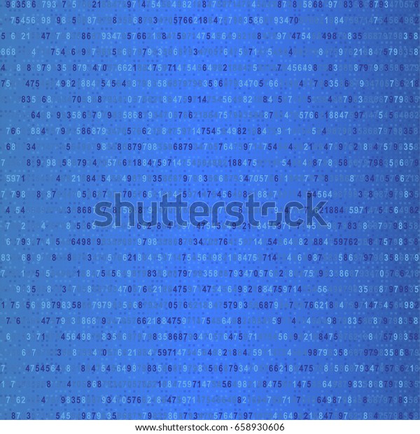 Random Number Generator Numbers Algorithm Chaotic Stock Vector (Royalty ...