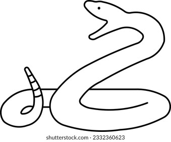 Rattlesnakes Timber Rattlesnakes Snake Python Cobra Stock Vector ...