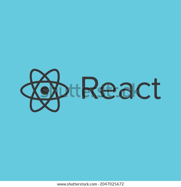 React Js Icon Tshirt Design Stock Vector (Royalty Free) 2047025672 ...