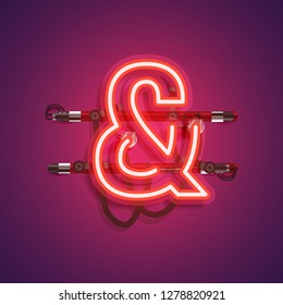 Ampersand Neon Sign