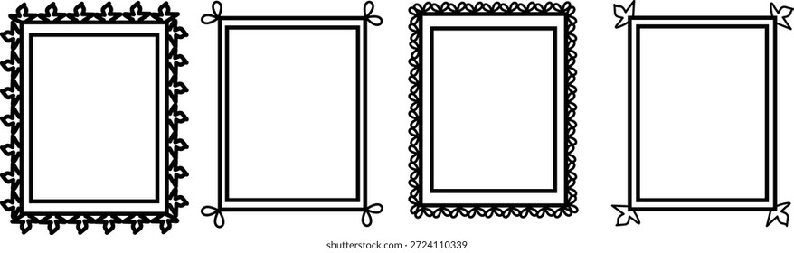Black White Islamic Rectangular Frames: Over 54,680 Royalty-Free ...
