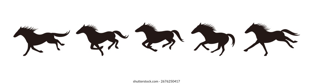 159,149件の「馬 シルエット」のベクター画像素材、ベクター素材