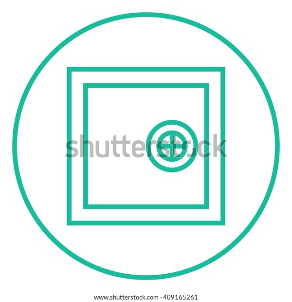 Safe Line Icon Stock Vector (Royalty Free) 409165261 | Shutterstock