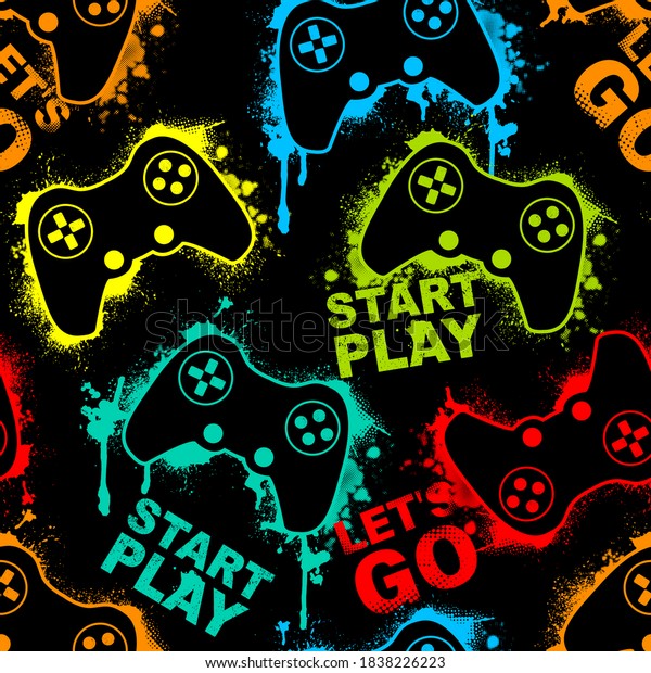 10,081 Seamless Video Game Images, Stock Photos & Vectors | Shutterstock