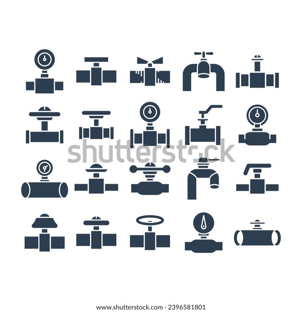 Set Pipeline Logo Vector Icon Stock Vector (Royalty Free) 2396581801 ...