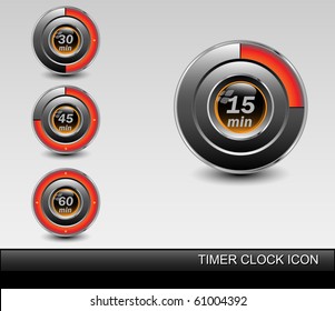 Timer Icons Vector Stock Vector (Royalty Free) 69100123 | Shutterstock