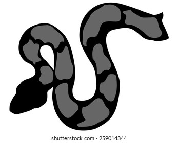 Silhouette Vector Illustration Python: เวกเตอร์สต็อก (ปลอดค่าลิขสิทธิ์ ...