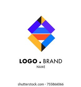 Multi Color Logo Design Template Vector Stock Vector (Royalty Free ...