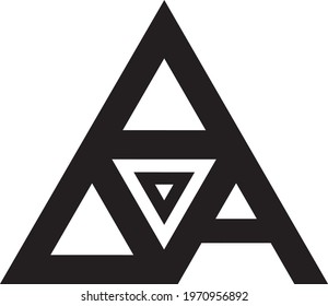 Rrr Triangle Shape Logo Design Vector Stock Vector (Royalty Free ...