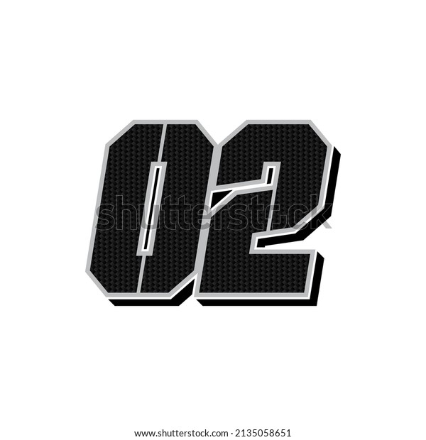 Simple Racing Start Number 02 Vector Stock Vector (Royalty Free ...