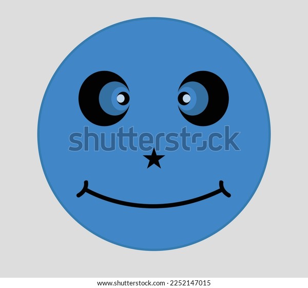 Smiley Face Emoji Funny Face Icon Stock Vector (Royalty Free