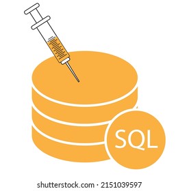 Sql Code Injection Concept Database Programming Stock Vector (Royalty ...