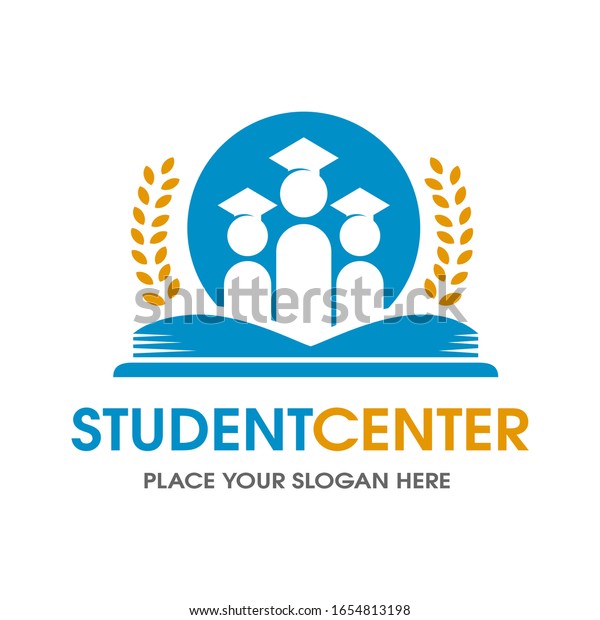 Student Center Vector Logo Template Book Stock Vector (Royalty Free ...