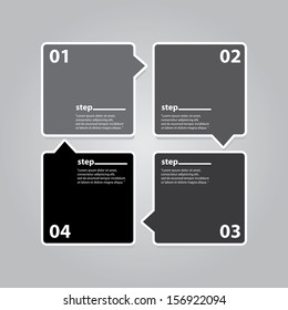 Stylish Modern Black Design Template Can Stock Vector (Royalty Free ...