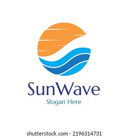 Sun Waves Vector Illustration Design Stock Vector (Royalty Free ...