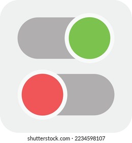 Switch On Off Button Vector Illustration Stock Vector (Royalty Free ...