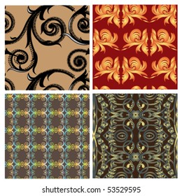Textile Design Stock Vector (Royalty Free) 53529595 | Shutterstock