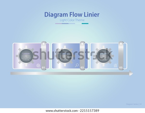 This Linear Flow Diagram Suitable Your Stock Vector (Royalty Free ...