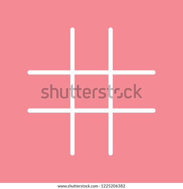 Tic Tac Toe Variations Table: vector de stock (libre de regalías ...