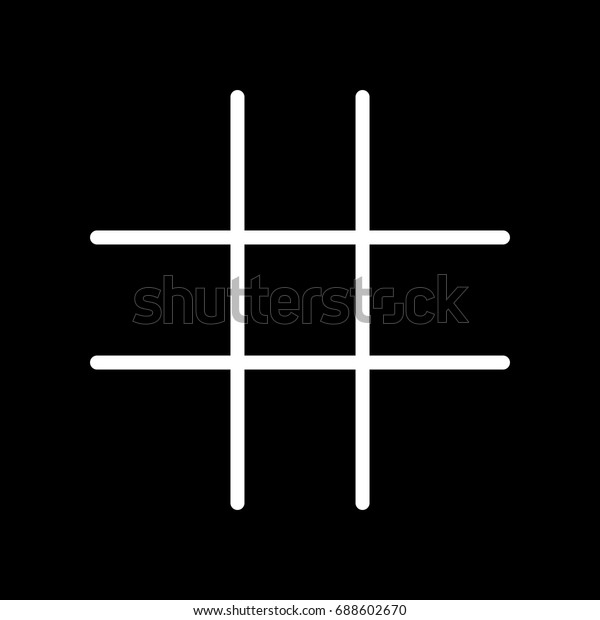 Tic Tac Toe Variations Table: vector de stock (libre de regalías ...