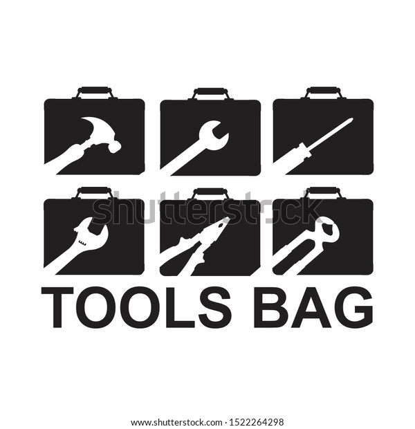 Tool Bag Icon Set Vector Stock Vector (Royalty Free) 1522264298