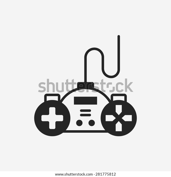 Toy Game Controller Icon Stock Vector (Royalty Free) 281775812