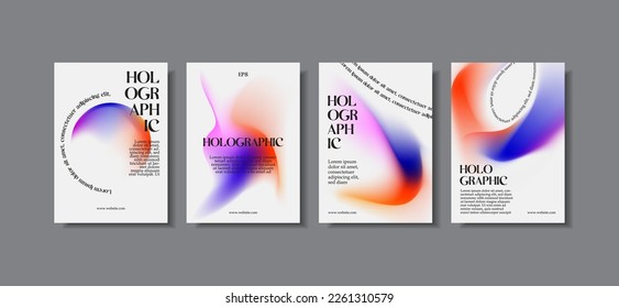 Trendy unique and minimalist vibrant gradient vector design for banner flyers, templates, brand identity, digital marketing: stockvector