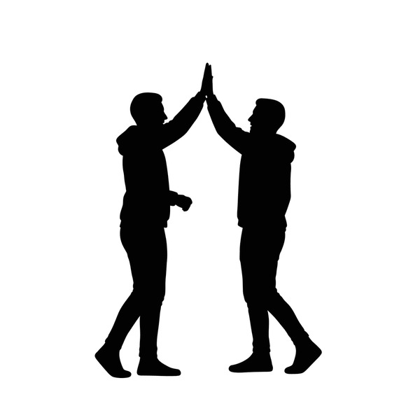 Black White High Five: Over 4,456 Royalty-Free Licensable Stock