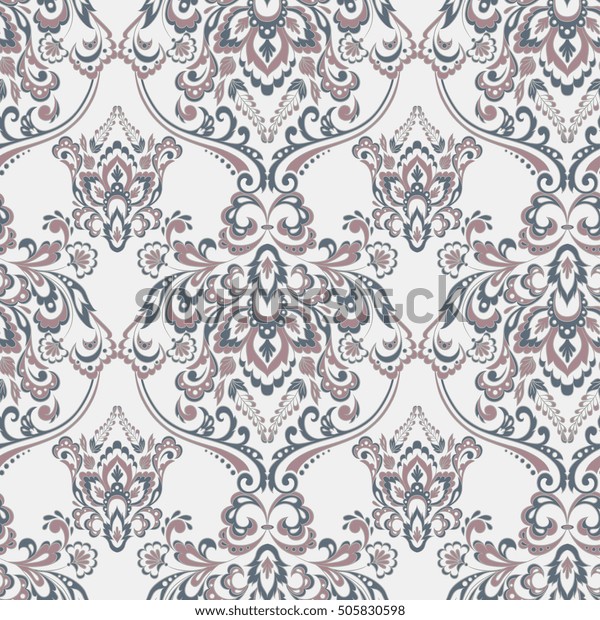 Vector Baroque Floral Pattern Classic Floral Stock Vector (Royalty Free
