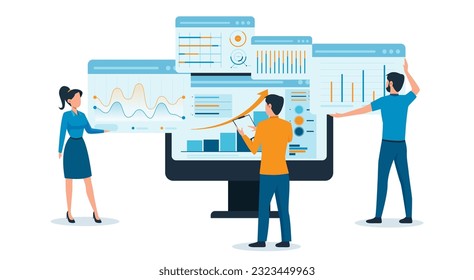 2,578 Analyzing Trends Team Images, Stock Photos, 3D objects, & Vectors ...