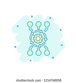 Vector Cartoon Algorithm Api Software Icon Stock Vector (Royalty Free ...