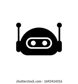 Vector Illustration Chatbot Icon Logo Black Stock Vector (Royalty Free ...