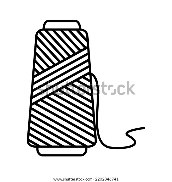 Vector Illustration Polyester Roll Icon On Stock Vector (Royalty Free