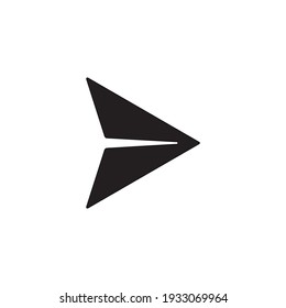 Vector Illustration Send Button Icon Graphics Stock Vector (Royalty ...