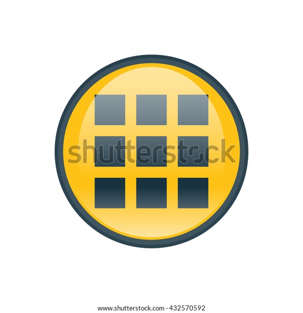 Vector Illustration Table Sort Icon Stock Vector (Royalty Free