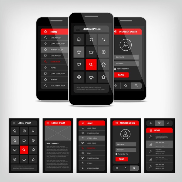 288,252 App Design Layout Images, Stock Photos, 3D objects, & Vectors ...