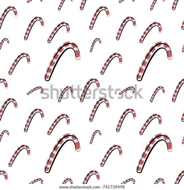 Vector Simple Winter Pattern On White Stock Vector (Royalty Free ...