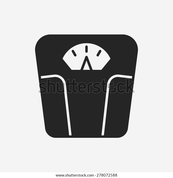 Weighing Machine Icon Stock Vector (Royalty Free) 278072588 | Shutterstock