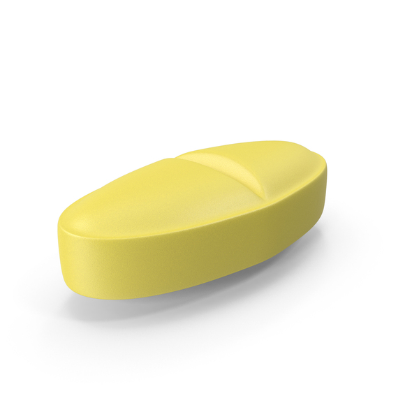 Yellow Pill 3D Object 2299529415 Shutterstock