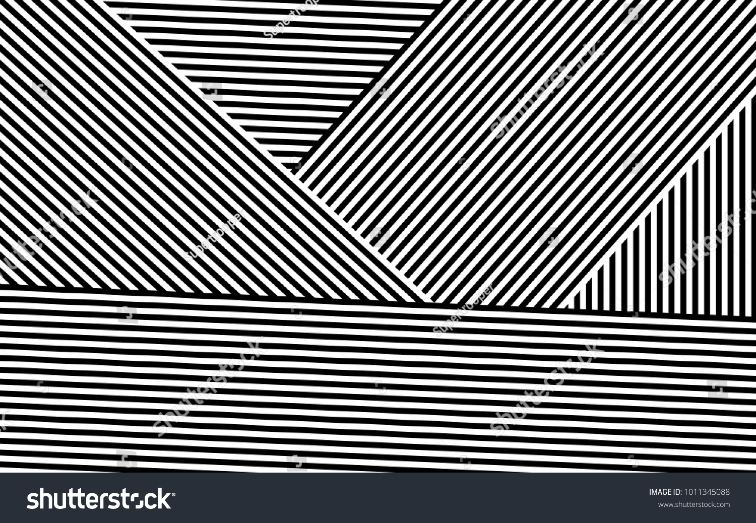 Zebra Lines Design Black White Stripes Stock Vector (Royalty Free