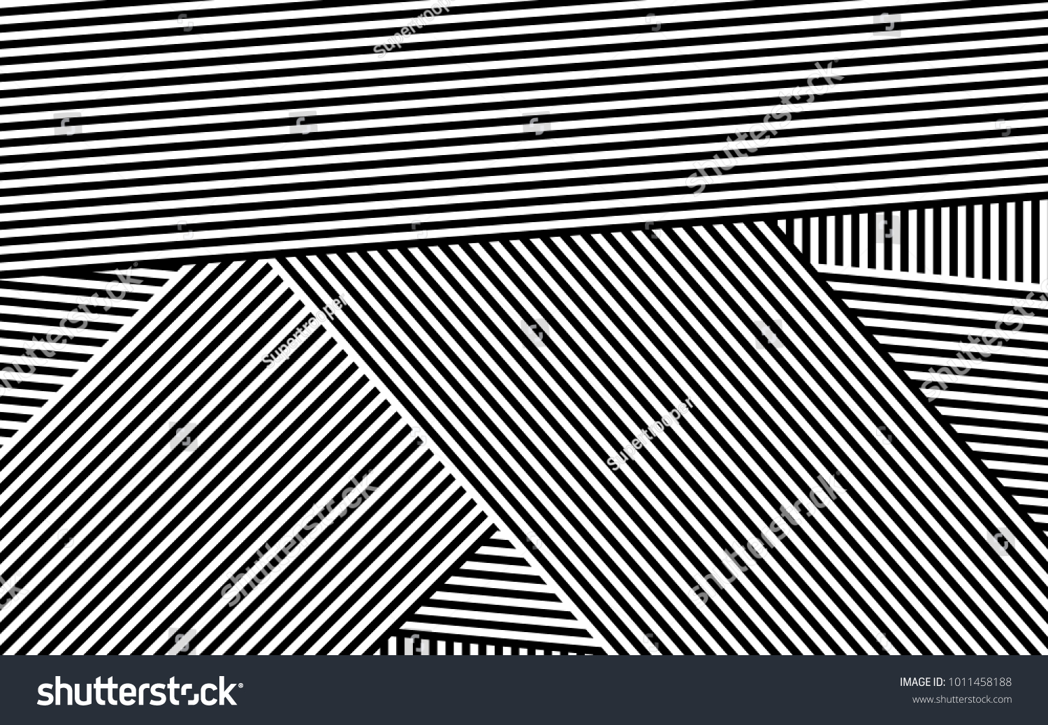 Zebra Lines Design Black White Stripes Stock Vector (Royalty Free