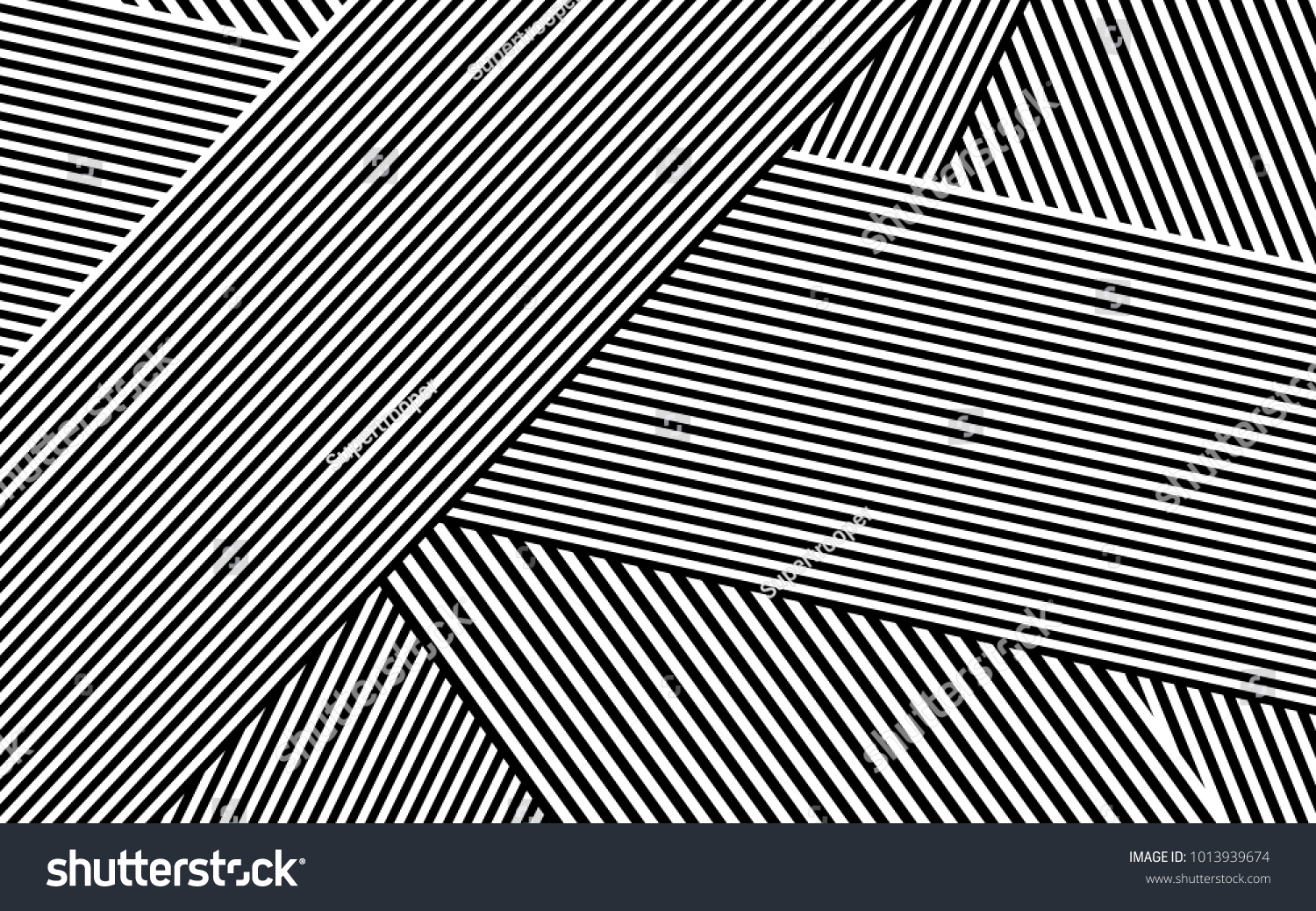 Zebra Lines Design Black White Stripes Stock Vector (Royalty Free