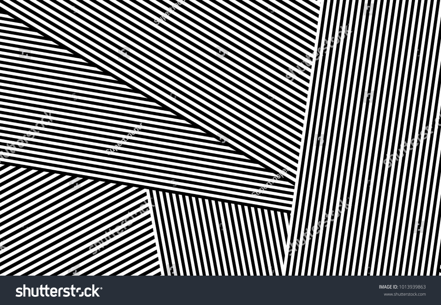 Zebra Lines Design Black White Stripes Stock Vector (Royalty Free