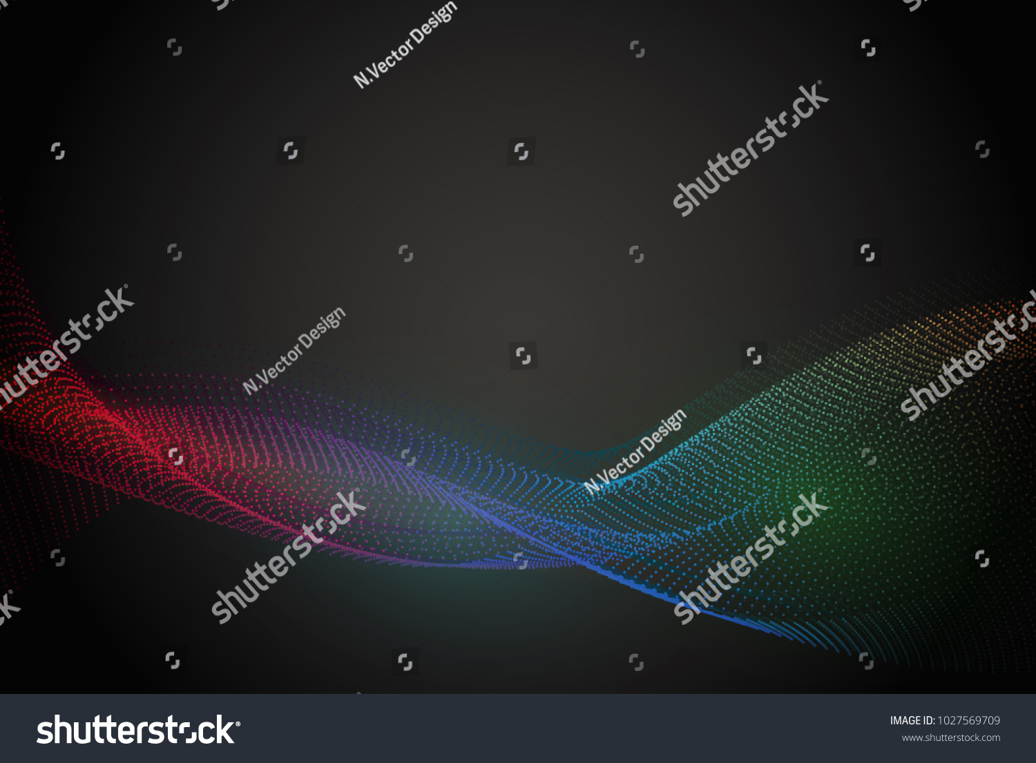Abstract Technology Background Light Effect เวกเตอร์สต็อก (ปลอดค่า