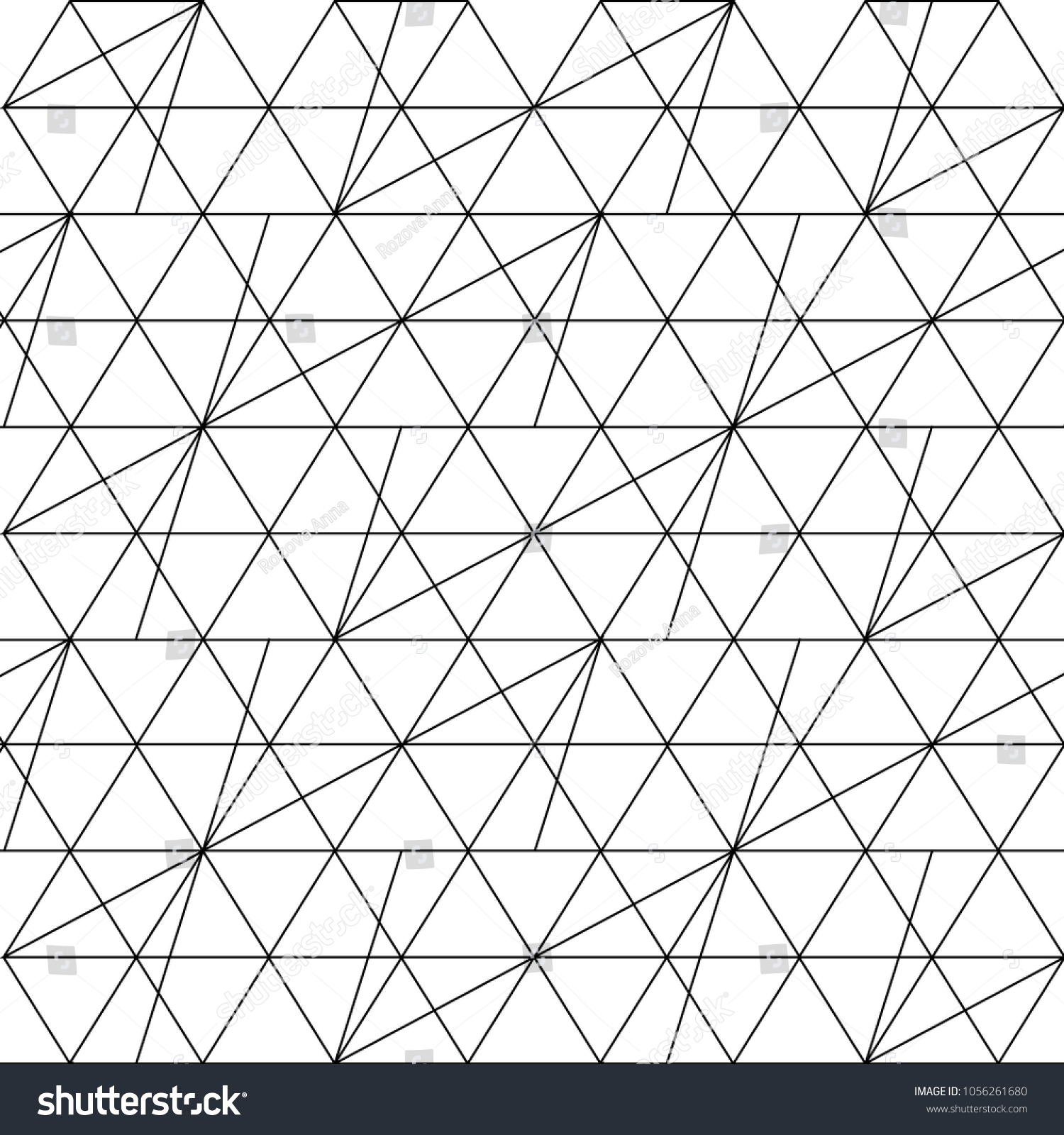 Vector Line Geometric Pattern Design Wallpaper Stock Vector (Royalty ...